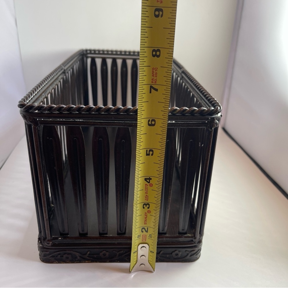 Metal Basket Storage Organizer - Picture 6 of 11